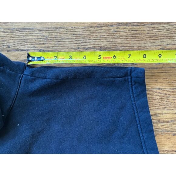 NIKE Black White Logo Swoosh Basketball Running Gym Shorts    Mens Size Medium - Picture 7 of 7